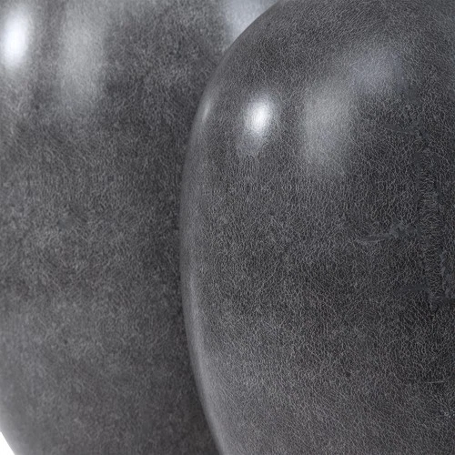 Uttermost 17711 Riordan 19-3/4" Tall Ceramic Vase - Set of 2 - White - Picture 3 of 5