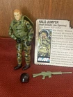 1984 G.I. Joe Rip Cord HALO Jumper Figure with Pack, Helmet, Gun & File Card