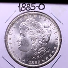 1885 O  UNCIRCULATED  Morgan Dollar   PQ Very Choice or Better White Silver