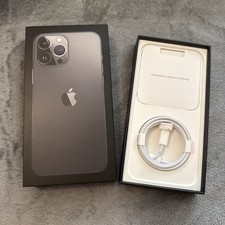 Retail Box for iPhone 13 Pro / Pro Max - Original Packaging w/ Cable