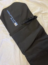 170 cm, 1 Pair Ski Bag, Part Padded, New, Black, ‘Manbi Mountain pac’