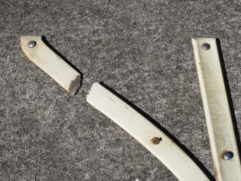 1959 Ford Country Squire Woody Wood front fender trim (139) - Image 2 of 4