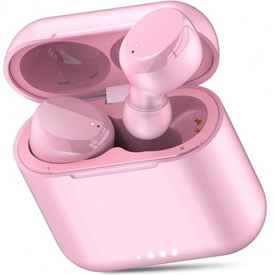 TOZO T6 Kabellos Bluetooth 5.3 In-Ear-Kopfhörer mit IPX8 Wasserdicht, Rosa