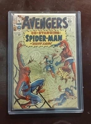 Marvel Comics The Avengers #11 Co-Starring Spider-Man Stan Lee/Jack Kirby