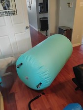 VOFiTNY Inflatable Gymnastic Barrel 4'Lx2.5D Tumbling Octagon Trainer w/ Airpump