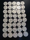 George Washington 90% Silver Circulated Quarters - 1 Roll (40 coins) All 1964