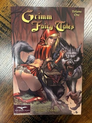 Grimm Fairy Tales Vol. 1 Brusha Tedesco Graphic Novel Zenescope - Rare Cover Art