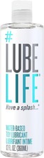 LubeLife Water Based Lube Toy-Safe Personal Lubricant for Men, Women Couples