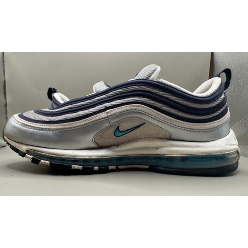 Nike Air Max 97 OG Metálico Plateado Azul Cloro Para Hombre DM0028-001 - Talla 12 - Imagen 3 de 10