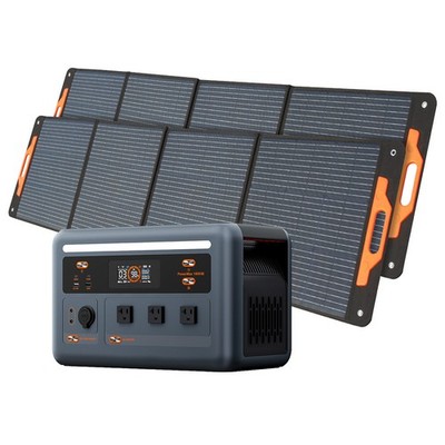 Blackview OSCAL Portable Power Station 1800W 1024Wh LiFePO4 +2x 200W Solar Panel