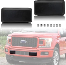 Front Bumper Guards Pads for Ford F-150, Black Bumper Inserts Cover Caps 2018-20