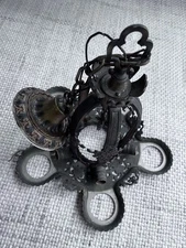 Antique R. Williamson Co. Slip Shade Chandelier (frame only - NO SHADES)