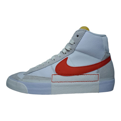 Nike Men s Blazer Mid  77 Pro Club White Habanero Red Size 9.5 US (DQ7673-101)