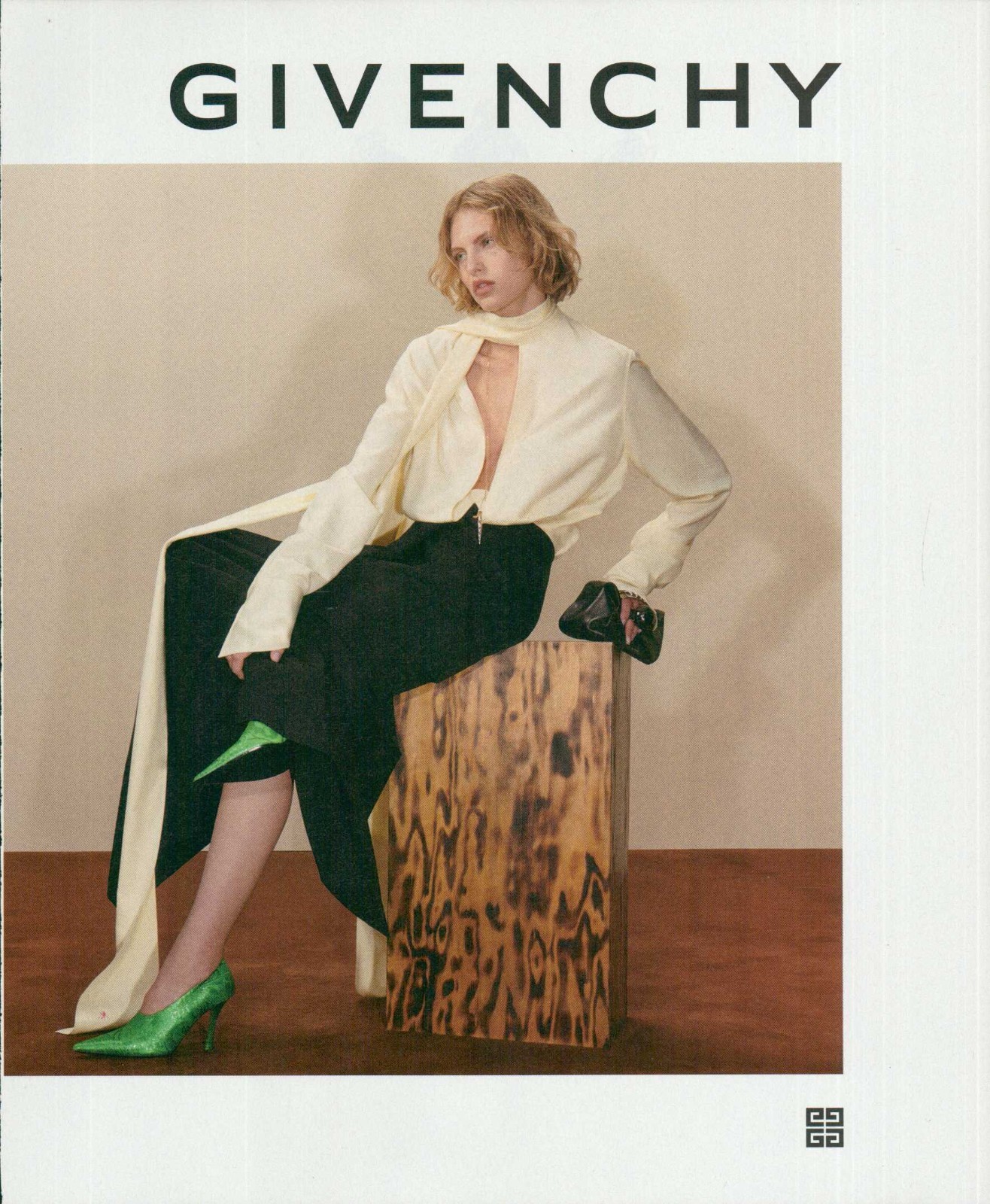 Givenchy Magazine Print Ad Advert Sexy long legs high heels Footwear 1pg 2023 thumbnail 2