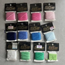 J. & P. Coats Embroidery Floss Thread Bundle 12 - 9 yard cards NEW