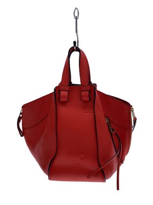 LOEWE Handbag Leather RED Hammock Primary Red