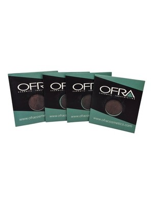 Ofra Eyeshadow Exquisite Shimmer Palette Refill Black and Silver Shimmer 4X