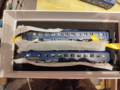 LS Models LS99040AC Personenwagenset Nachtzugwagen Ho Blau City Nightjet