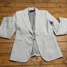 ZARA womens blazer Size 2 MISSING BUTTON ON FRONT only Flaw