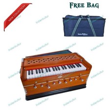 9 Stopper Chudidaar Bellows 42 Key Two Reed Harmonium With Bag