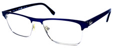 LACOSTE L2198 424 Dark Blue/Silver 55-18-145 Eyeglasses Frame