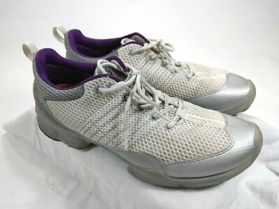 ECCO WOMEN'S BIOM NATURAL MOTION WHITE GRAY SHOES SIZE 40 US 9-9.5