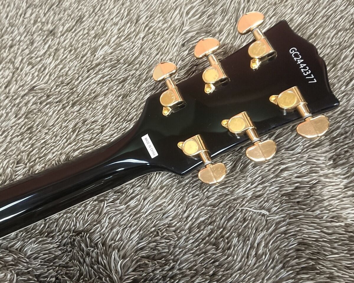 Grass Roots Les Paul Custom Black G-LP-CTM Electric Guitar W Grass Roots Les Paul Custom Black G-LP-CTM Electric Guitar W