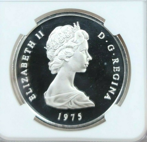 1975 TURKS & CAICOS SILVER 10 CROWNS AGE OF EXPLORATION NGC PF 68 ULTRA CAMEO ! - Picture 2 of 4