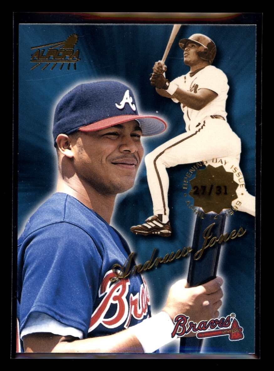 1999 Pacific Aurora - Andruw Jones #16 Opening Day /31