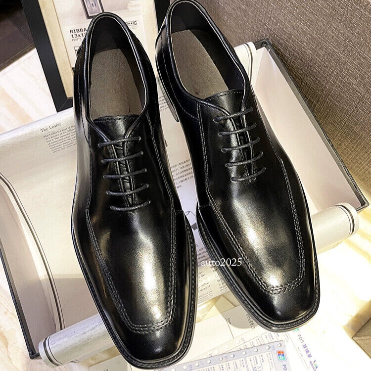 SAOLA Scarpe da uomo Oxford vera pelle di mucca eleganti formali stringate business matrimonio tg