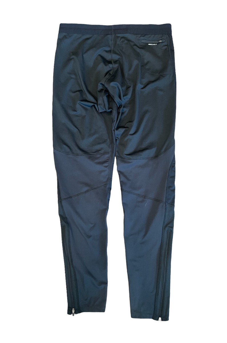 Nike Shield Tech Tight Fit Black Running Tights 859270-010 US Men's Size XL Used | eBay UK