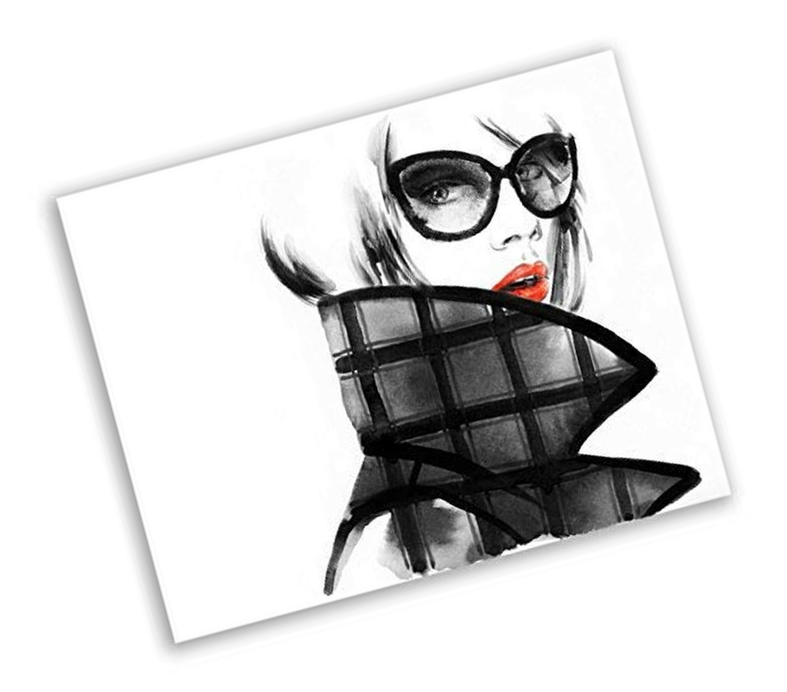Vogue Fashion Prints - Set Of 6 Minimalist Matte Watercolor Couture Designer Art For Sale Online | Ebay
