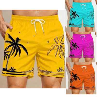 Pantalones Cortos Playa Para Hombre Traje De Baño Verano