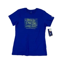 NEW New Balance TCS New York City Marathon 2023 Graphic T Shirt Blue Womens Sz M