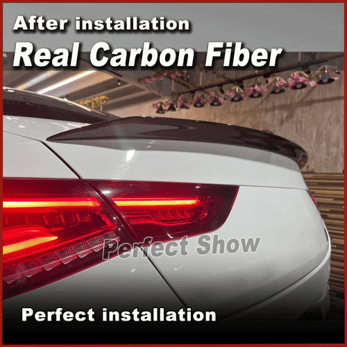 Alerón trasero de carbono alerón labio ala para Mercedes C118 CLA250 CLA35 CLA45AMG - Imagen 4 de 13