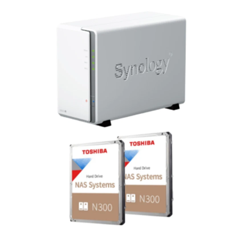 Synology DS223J 24TB 20TB  16TB, 12TB, 8TB, HDD's 3.5" NAS Diskstastion KIT. - Image 3 of 4