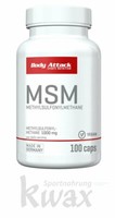(Eur 315,00/Kg) Body Attack - Msm Caps - 100 Kapseln