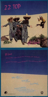 ZZ Top ''El Loco'' Werk von 1981 mit 10 Rocksongs! Goldstatus! Neue CD!