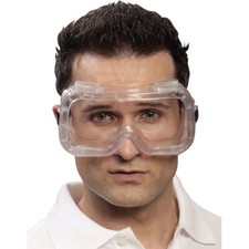 Ekastu 277 381 Safety Goggles Black Clear Lens EN 166-1 Certified