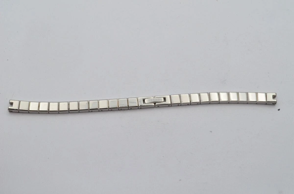 GUCCI Bracciale In Acciaio Vintage Raro 6MM