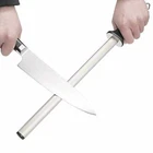 New 10" Knife Sharpener Professional Chef Sharpening Rod Diamond For Kitchen