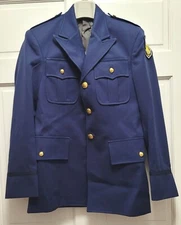 Culver Military Academy Cadet ROTC Uniform Jacket - Royal Blue - #10720 - Sz 35R