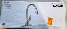 Kohler Trove One Handle Pull Down Spray Kitchen Faucet Stainless Steel R33300-VS