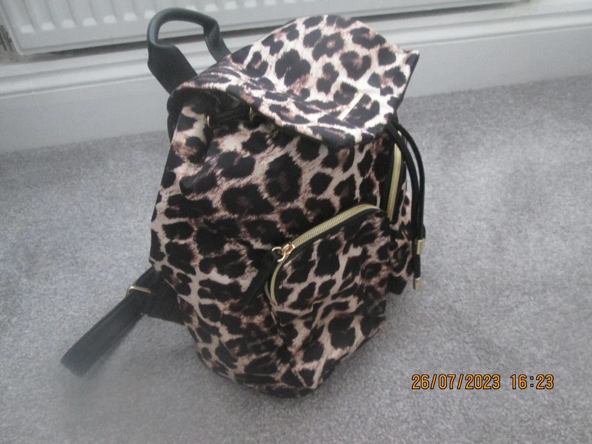 Lipsy women s rucksack handbag patterned animal design waterproof