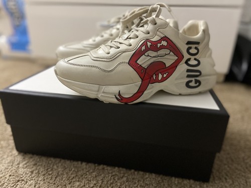 gucci sneakers lips