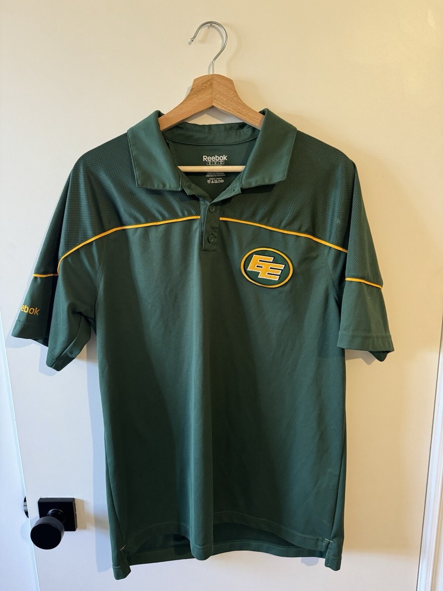 MENS Medium Edmonton Eskimos Elks CFL Reebok Football Collared
