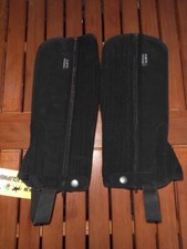 Leder Chaps Half Chaps  Reiter  Mini  Gamaschen  HKM  Chapsletten  XS28