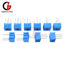 10Pcs 3362P-102 3362 P 1K ohm High Precision Variable Resistor Potentiometer