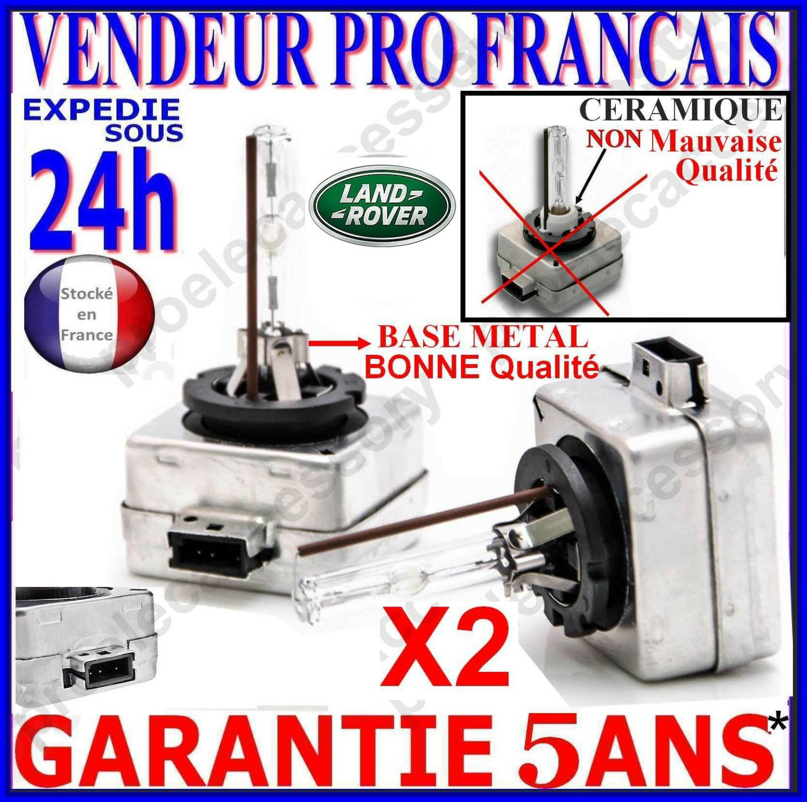 Lampe D3S Xenon 35W Haute Visibilité pour Phare Avant Freelander 2 L359