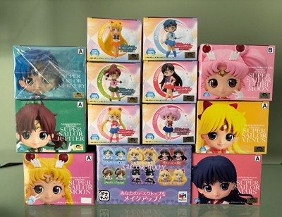 Megahouse 18 Figuren Set Petit Chara Qposket Girls Memories Sailor Moon
